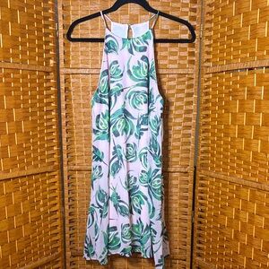 Everly tropical print dress